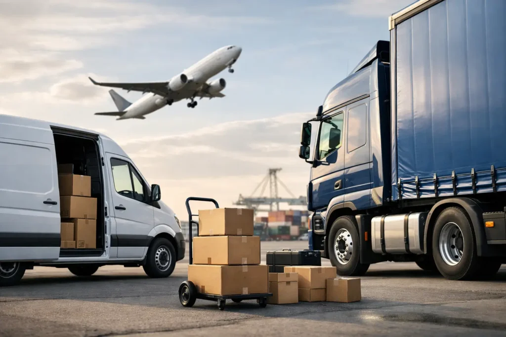 Ärikauba transportteenus, mis peab tempot