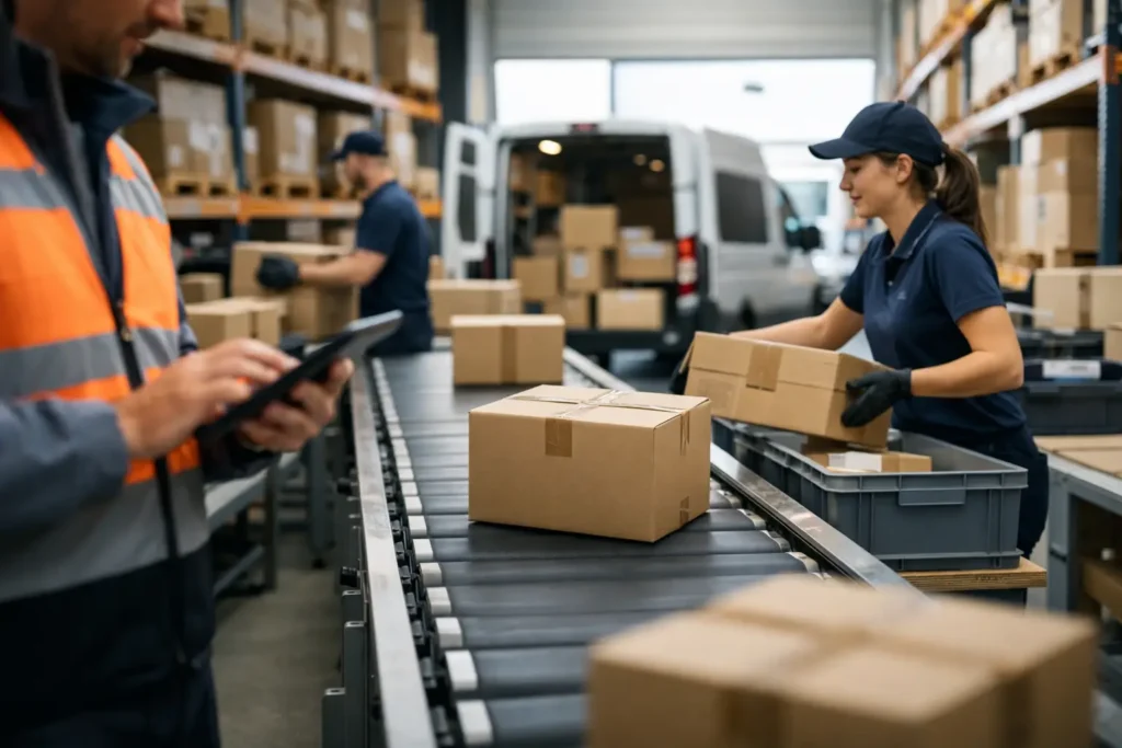 E-poe logistika teenus, mis peab tempot